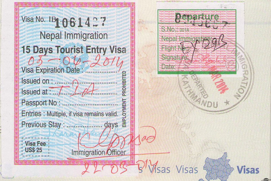 nepal visit visa from pakistan